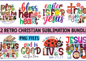 Retro Christian Sublimation Bundle