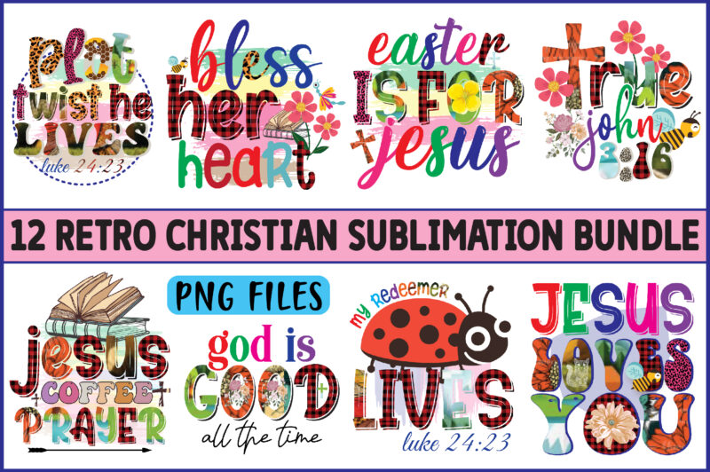 Retro Christian Sublimation Bundle