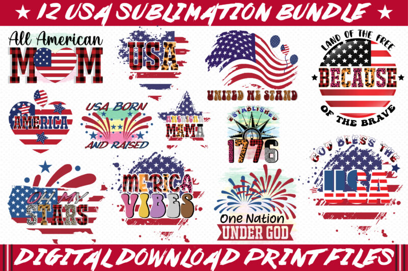 American Sublimation Bundle 4th of July