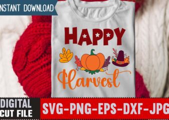 Happy Harvest T-shirt Design,Thanksgiving svg bundle, autumn svg bundle, svg designs, autumn svg, thanksgiving svg, fall svg designs, png, pumpkin svg, thanksgiving svg bundle, thanksgiving svg, fall svg, autumn svg,