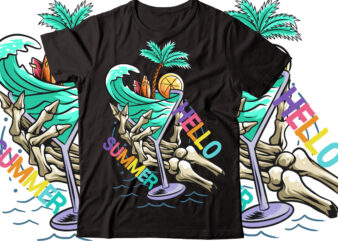 Hello Summer t-shirt design,Summer T-Shirt Design ,Summer T-Shirt Design Bundle, Summer SVG Bundle,Summer SVG,Beach Bum PNG, Summer PNG, Beach Life, Designs Downloads, Boho Sublimations, PNG, Clipart, Sublimation Design, T-Shirt Design,Retro