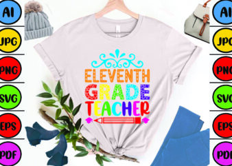 Eleventh Grade Teacher vector clipart