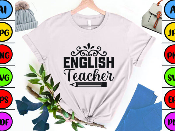 English teacher vector clipart
