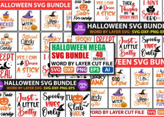 Halloween Mega t-shirt design, Mega SVG Bundle, Mega designs,Halloween SVG Bundle, Halloween Svg, fall svg, Halloween Witch Svg, Halloween Shirts, Witch SVG, Pumpkin svg, Fall Autumn, svg sayings,Halloween Svg Bundle,