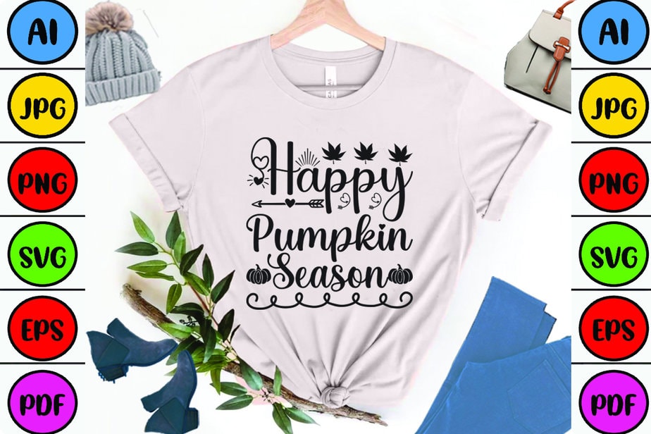 Happy Pumpkin Season - Buy t-shirt designs