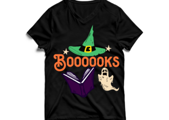 Boooooks T-Shirt Design , Halloween SVG , Halloween SVG Bundle , Halloween SVG Design , Halloween SVG Bundle , Halloween SVG Design Bundle , Halloween Bundle , Scary SVG Design