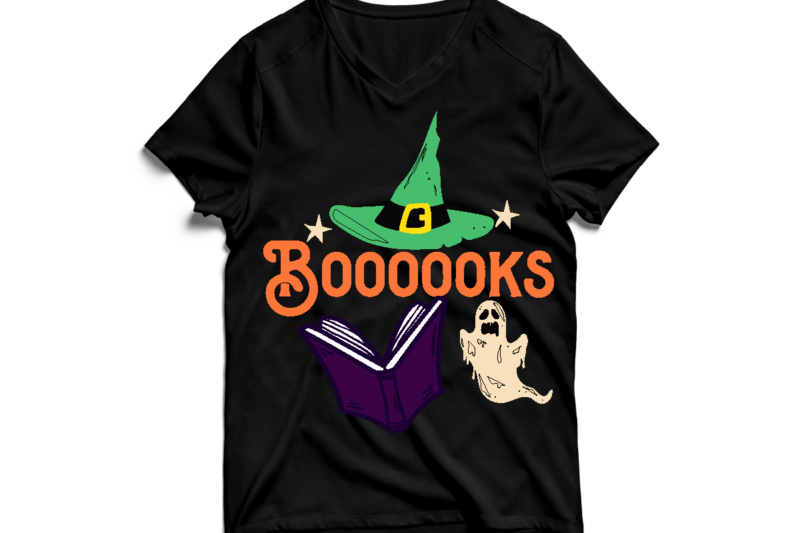 Boooooks T-Shirt Design , Halloween SVG , Halloween SVG Bundle , Halloween SVG Design , Halloween SVG Bundle , Halloween SVG Design Bundle , Halloween Bundle , Scary SVG Design