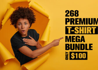 268 PREMIUM T-SHIRT MEGA BUNDLE, High Discount for limited time ONLY