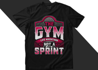 Gym workout fitness t shirt design graphics