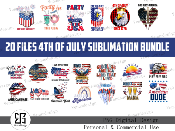 4th of july sublimation bundle