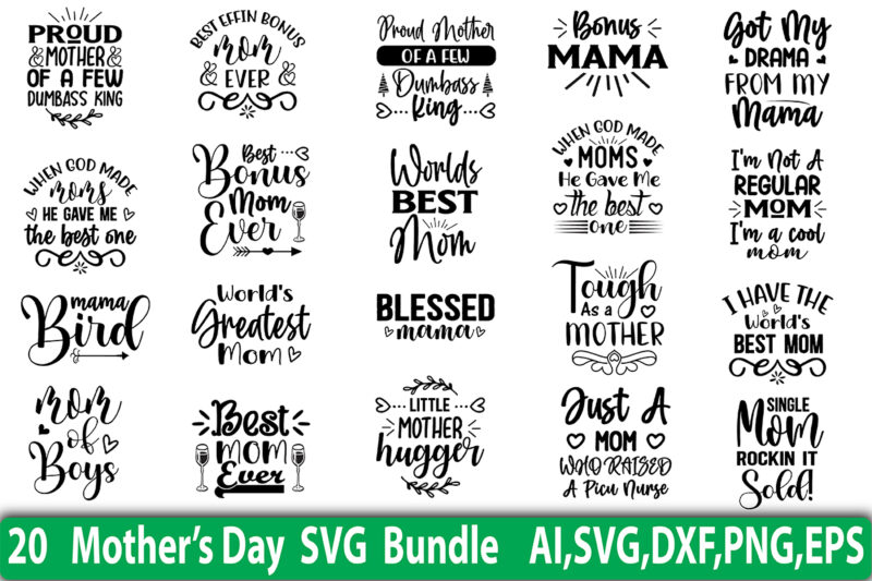 Mother’s Day SVG Bundle