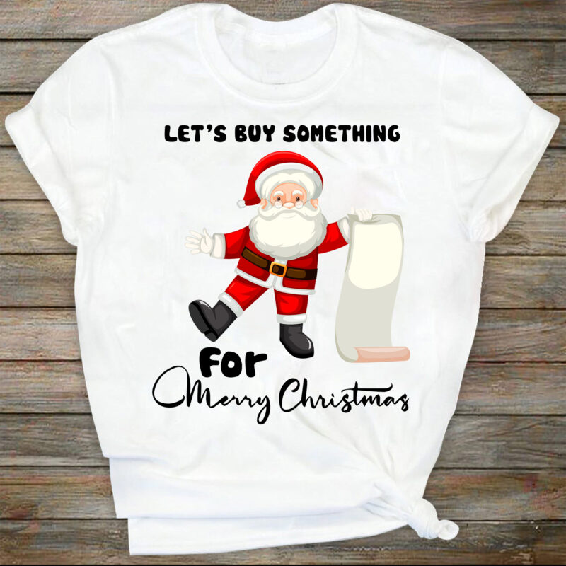 Let’s buy something for christmas ,Designs Downloads, SVG Clipart, , Sublimation Downloads