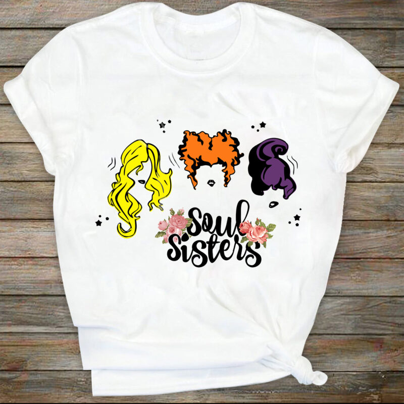 Sanderson Sisters Svg, Hocus Pocus, Soul Sisters, Digital Download – Ai, JPG, PNG, SVG, Cricut, Silhouette, Cut File, Sublimation