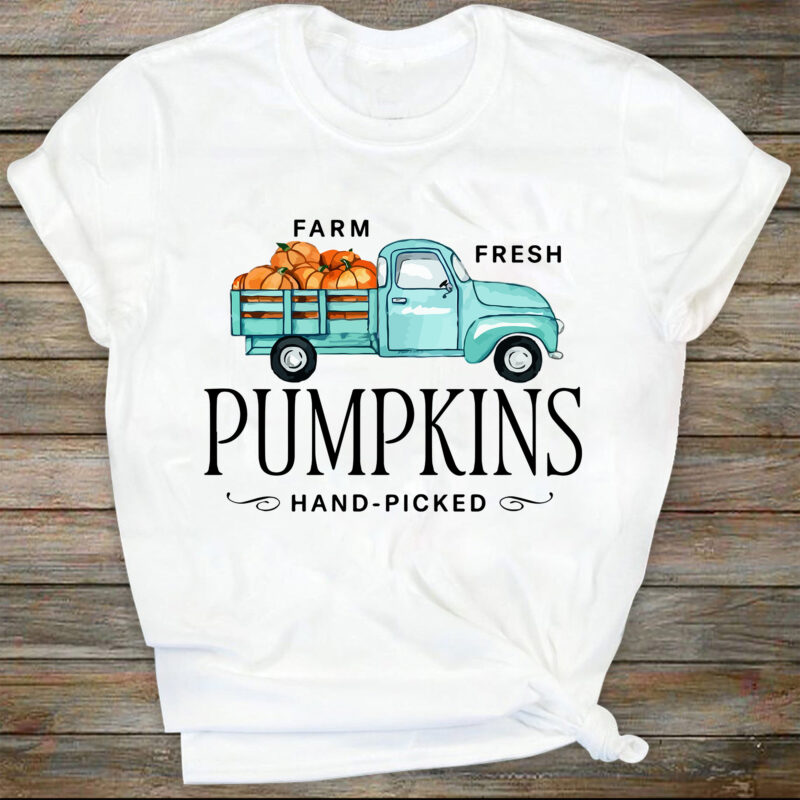 Farm Fresh Pumpkins PNG, Fall Pumpkins Sublimation, Pumpkin Png, Vintage Truck png, PNG Files Sublimation, Sublimate Designs, Autumn Clipart