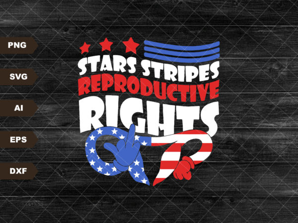 Stars stripes reproductive rights patriotic 4th of july, patriotic, independence day, fourth of july svg, png files for cricut files t shirt template vector