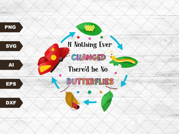 If nothing changed there’d be no butterflies png, funny teacher png, teacher back to school png t shirt design for sale If nothing changed there’d be no butterflies png, funny teacher png, teacher back to school png t shirt design for sale