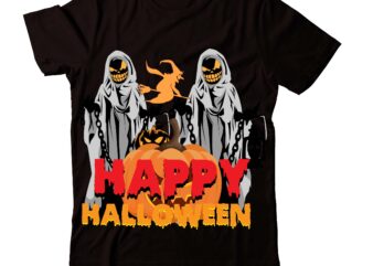 Happy Halloween T-shirt Design,Trick or treat t-shirt design , boo! t-shirt design , boo! sublimation design , halloween t shirt bundle, halloween t shirts bundle, halloween t shirt company bundle,