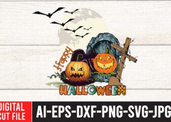 Happy Halloween Sublimation Design , Halloween sublimation bundle , halloween sublimation png , halloween sublimation bundle , halloween png print , transparent background , sublimation png, halloween bundle png, trick