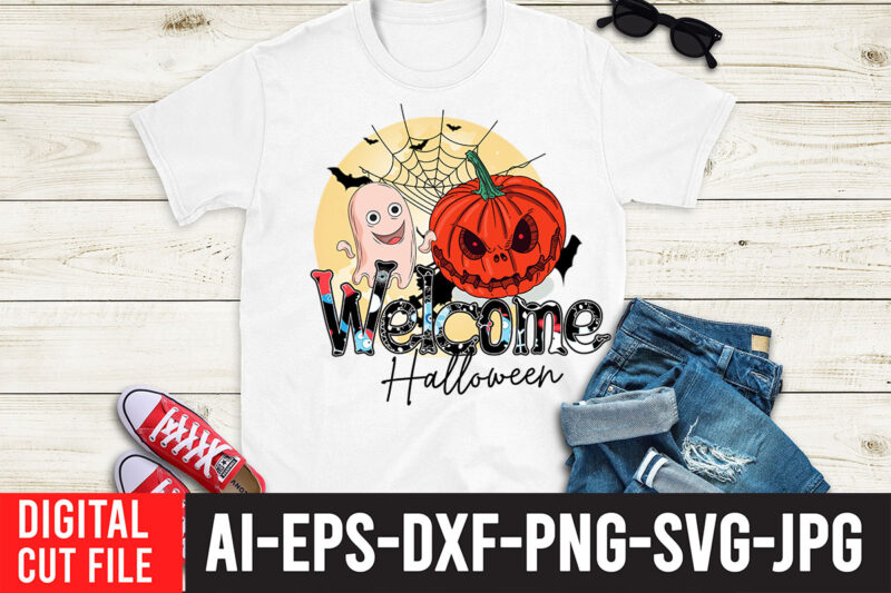 Welcome Halloween Sublimation Design , Welcome Halloween SVG Design , Halloween sublimation bundle , halloween sublimation png , halloween sublimation bundle , halloween png print , transparent background , sublimation