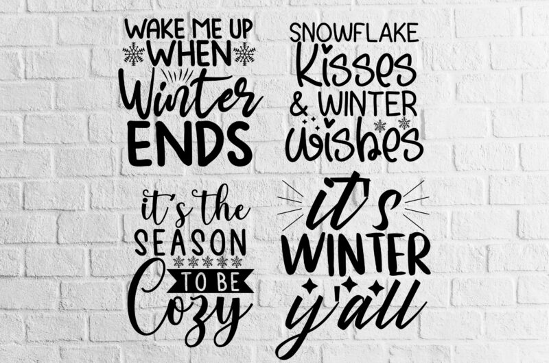 winter svg bundle graphic t shirt