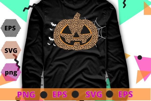 Leopard Pumpkin Shirt, Cheetah Pumpkin Shirt design svg,Thanksgiving Shirt png, Thankful Shirt png,Fall Shirt, Hello Pumpkin,Family Matching Shirt