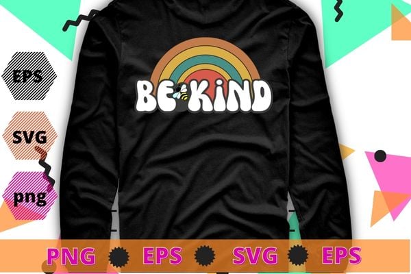 Rainbow vintage be kind unity day orange Anti-bullying T-shirt, UNITY DAY, Orange day Tee, Anti Bullying, And Be kind T-Shirt,
