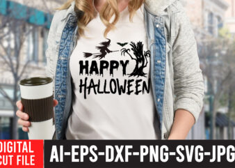 Happy Halloween SVG Cut File , Happy Halloween Quotes , Halloween SVG Design , Halloween SVG Bundle , Halloween SVG Design Bundle , Halloween Bundle , Scary SVG Design ,