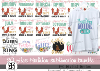 Birthday Queen Sublimation Bundle