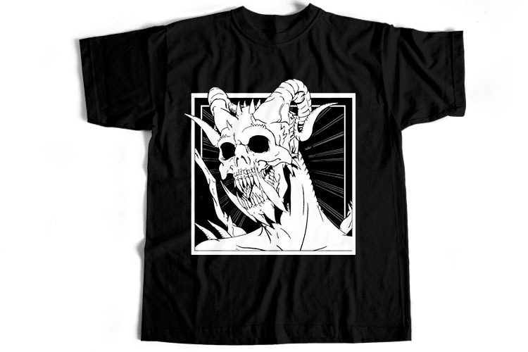 10 Best Selling Horror T-Shirt Design Bundle For Commercial Use