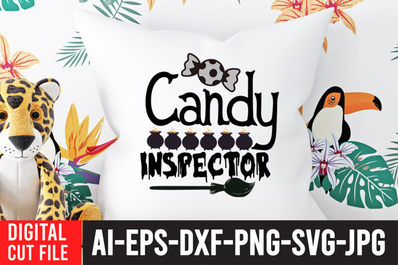 Candy inspector SVG Cut File , Halloween SVG Design , Halloween SVG Bundle , Halloween SVG Design Bundle , Halloween Bundle , Scary SVG Design , Happy Halloween , Halloween