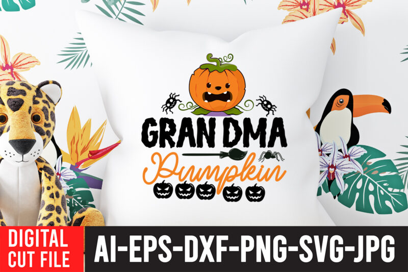 Grandma Pumpkin SVG Cut File , Halloween SVG Design , Halloween SVG Bundle , Halloween SVG Design Bundle , Halloween Bundle , Scary SVG Design , Happy Halloween , Halloween