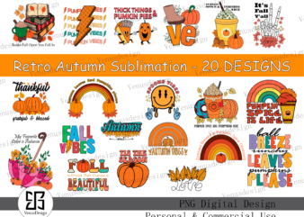 Retro Autumn Sublimation Bundle