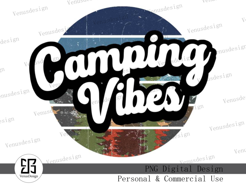 Camping Vibes Sublimation Bundle