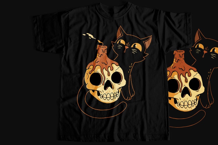 10 Best Selling Halloween T-Shirt Design Bundle For Commercial Use