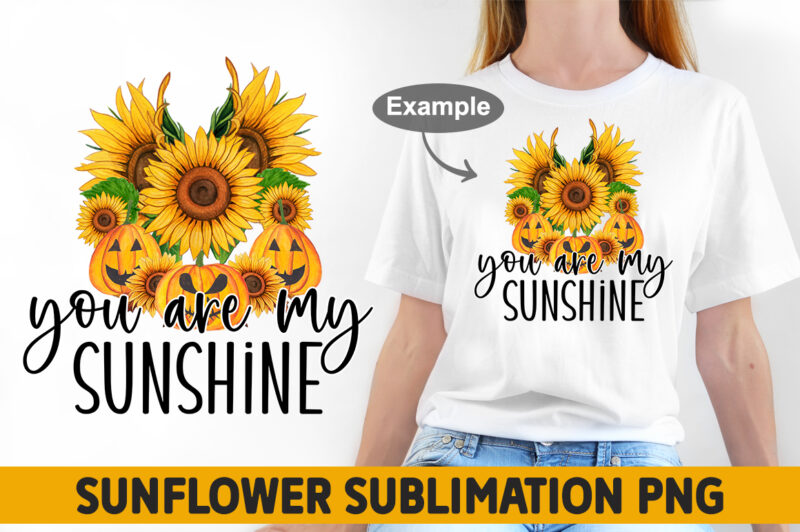 Halloween Sunflower Sublimation Bundle