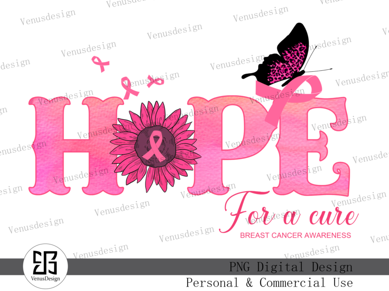 Breast Cancer Sublimation – 20 PNG