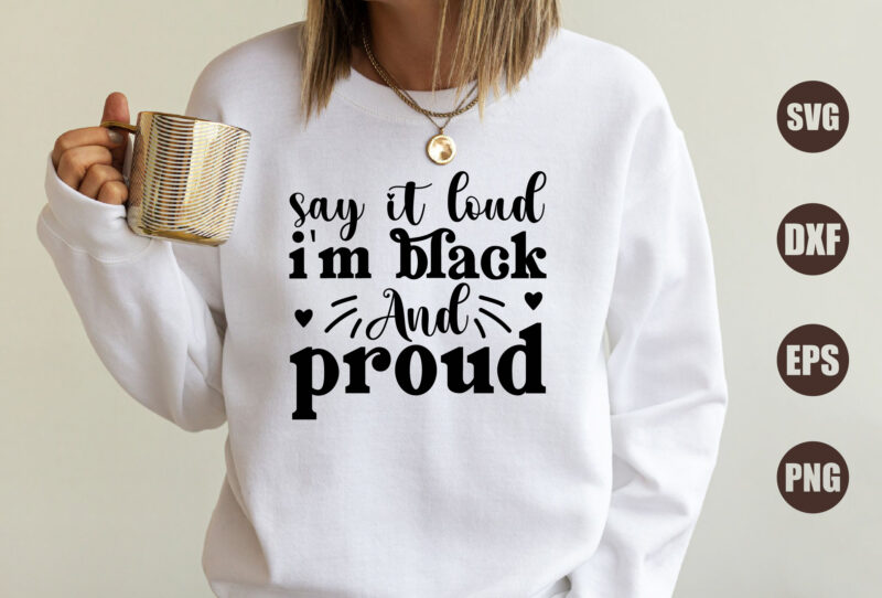 Say it loud i`m black and proud