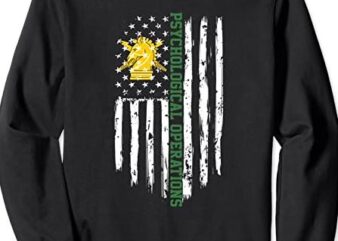 Army Psychological Operations (PSYOP) American Flag Sweatshirt CL