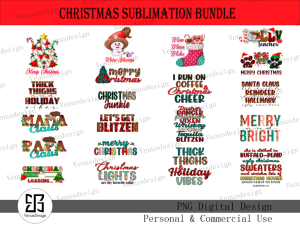 Christmas sublimation bundle t shirt vector file Christmas sublimation bundle t shirt vector file