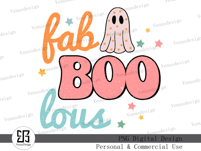 Retro Halloween Sublimation Design