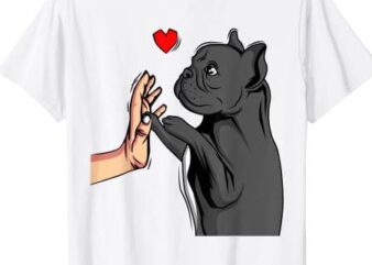 French Bulldog Frenchie Love Cute Dog Mom Funny Girls Gift T-Shirt CL