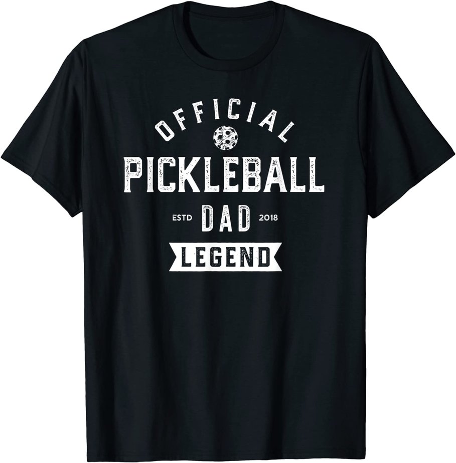 Mens Funny Pickleball T-shirt Men Pickle Ball Father's Day Gift CL ...