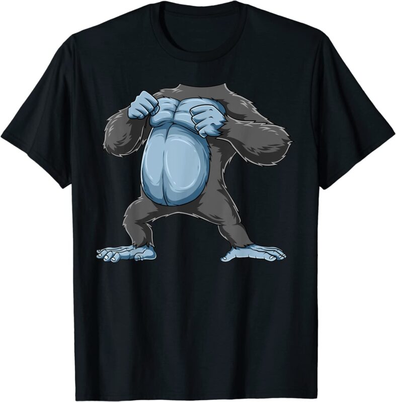 1Easy Gorilla Costume Gorilla Body Headless Gorilla Costume T-Shirt CL ...