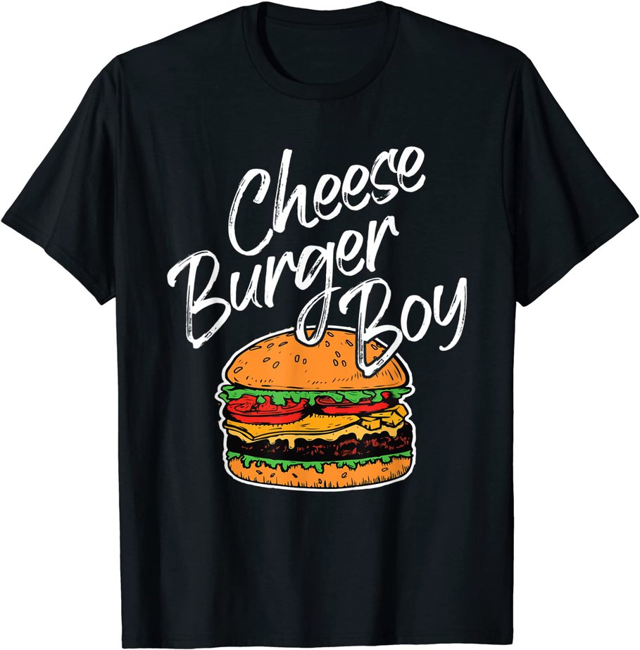 Cheeseburger Boy - Burger Lover - National Cheeseburger Day T-Shirt CL ...