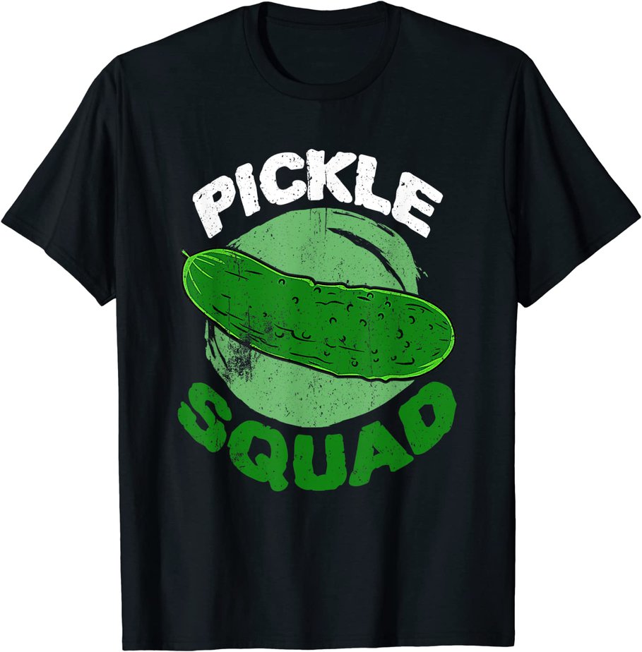 Pickle Squad Pickle Cucumber Lover Veggie vegetarian Day T-Shirt CL ...