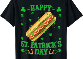 Hot Dog Food Lover Leprechaun Hot Dog St. Patrick’s Day T-Shirt CL