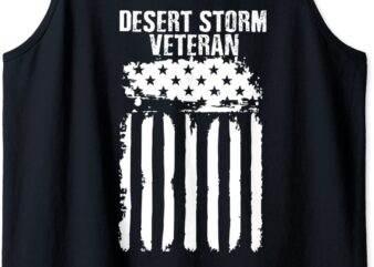 Desert Storm Veteran For Patriotic Veterans Day Tank Top CL