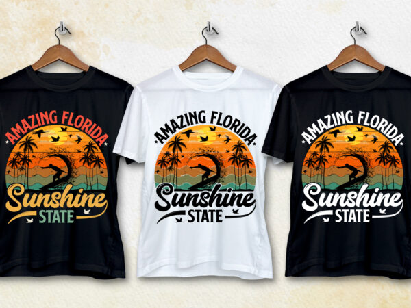 Amazing florida sunshine state t-shirt design-vacation t-shirt design Amazing florida sunshine state t-shirt design-vacation t-shirt design