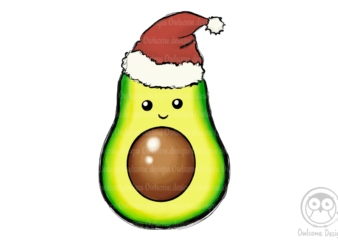Avocado Christmas Sublimation