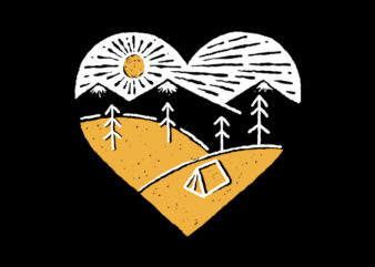 Camp Lover t shirt vector file